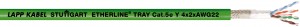 ETHERLINE® TRAY Cat.6A Y 4X22AWG/4pr